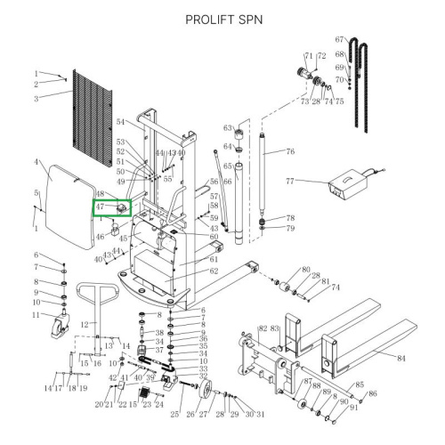Зарядная розетка для штабелеров SPN по ценам производителя в Воронеже с доставкой по всей России