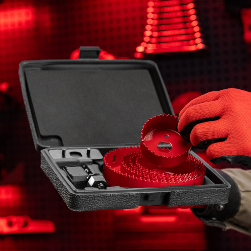 Набор кольцевых пил по дереву, 64-127 мм, 8 предметов Matrix по ценам производителя в Воронеже с доставкой по всей России