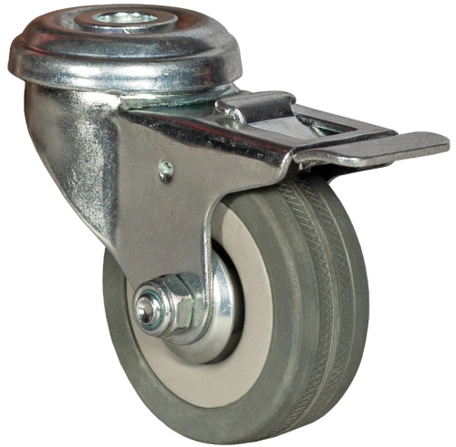 Колесо аппаратное с тормозом под болт М12 120 мм - SChgb 55 по ценам производителя в Воронеже с доставкой по всей России