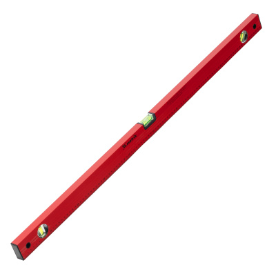 Уровень алюминиевый, 1000 мм, 3 глазка, красный, линейка Matrix по ценам производителя в Воронеже с доставкой по всей России