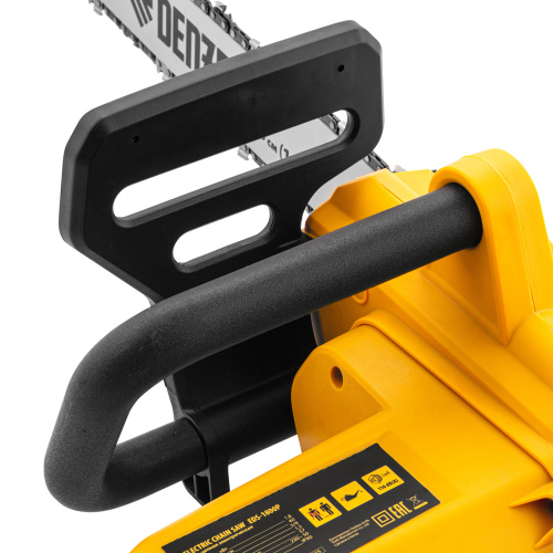 Пила цепная электрическая EDS-1800P, 1.8 кВт,поперечная, шина 40 см, шаг 3/8, паз 1.3 мм, 57 звеньев Denzel по ценам производителя в Воронеже с доставкой по всей России