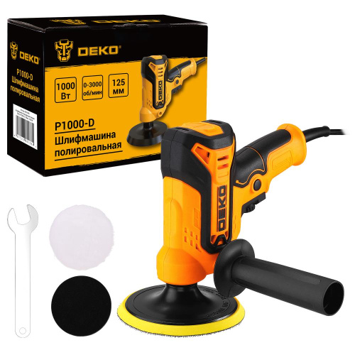 Шлифмашина полировальная сетевая DEKO P1000-D, 125мм, 1000 Вт по ценам производителя в Воронеже с доставкой по всей России