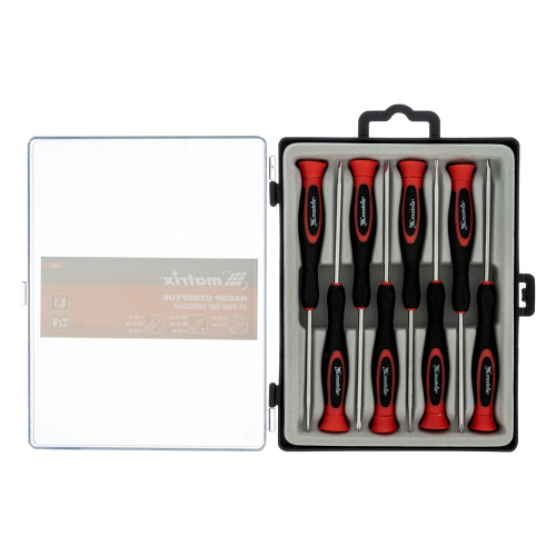 Набор отверток для точных работ универсальный, 8 шт, Crv Matrix по ценам производителя в Воронеже с доставкой по всей России