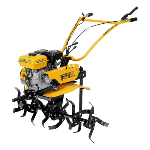 Мотоблок DPT-370S, 7 л.с., ремен.сцеп, фрез 3х4, ШОМ, передачи 3В/1Н Denzel по ценам производителя в Воронеже с доставкой по всей России