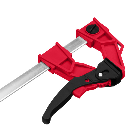 Струбцина реечная быстрозажимная, усиленная, пластиковый корпус рычажно-храповой механизм, 800 х 100 х 951 мм, штанга 5 х 22 мм Matrix по ценам производителя в Воронеже с доставкой по всей России