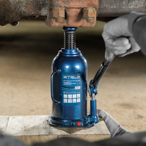 Домкрат гидравлический бутылочный, 20 т, h подъема 235-445 мм Stels по ценам производителя в Воронеже с доставкой по всей России