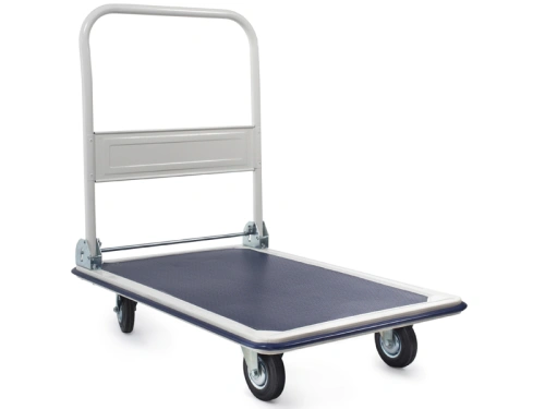 Тележка платформенная 150 кг TOR PH150 (740х480) со складной ручкой (резиновые колеса 100 мм) купить в Москве с доставкой по всей России | ProtosMarket.ru