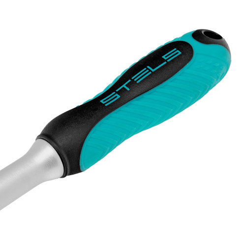 Ключ-трещотка шарнирный 1/2", СrV, 72 зуба, с быстрым сбросом, матовый хром Stels по ценам производителя в Воронеже с доставкой по всей России