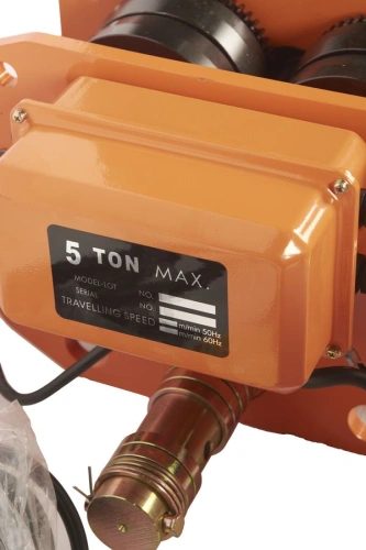Таль передвижная с уменьшенной строительной высотой  5т  6м 380В электрическая цепная TOR HHBDSL-02 по ценам производителя в Воронеже с доставкой по всей России
