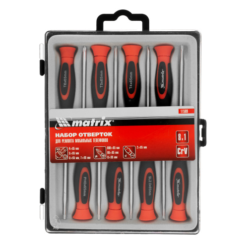 Набор отверток для точных работ с мобильными телефонами, 8 шт, Crv Matrix по ценам производителя в Воронеже с доставкой по всей России