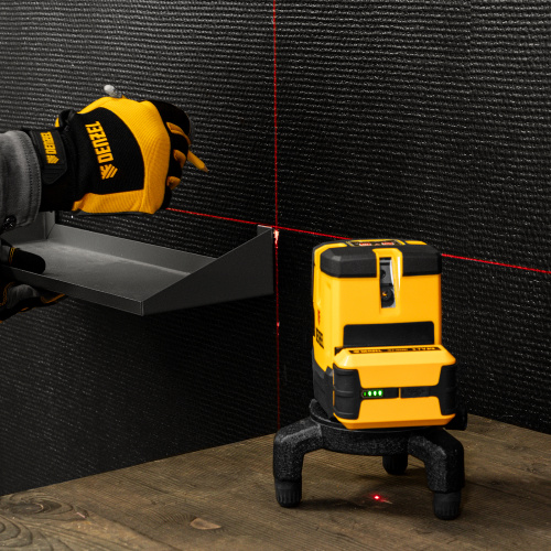 Лазерный уровень LX 05 Red, 20 м, 635 нм, аккумулятор Li 5200 mAh, резьба 5/8" Denzel по ценам производителя в Воронеже с доставкой по всей России