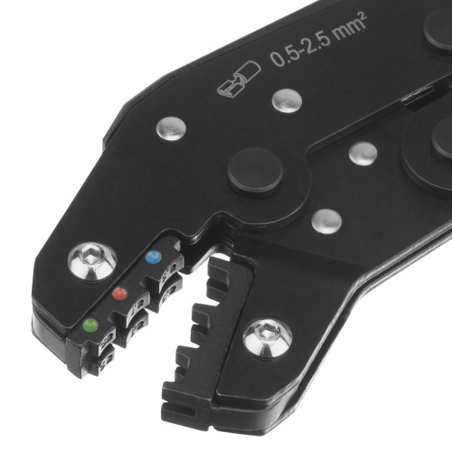 Клещи для обжима изолир. наконечников НКИ и НВИ, разъемов РПИ, гильз ГСИ, 0,5 - 2,5 мм2 Denzel по ценам производителя в Воронеже с доставкой по всей России