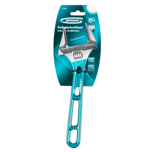 Ключ разводной 250 мм, CrV, облегченный Gross по ценам производителя в Воронеже с доставкой по всей России