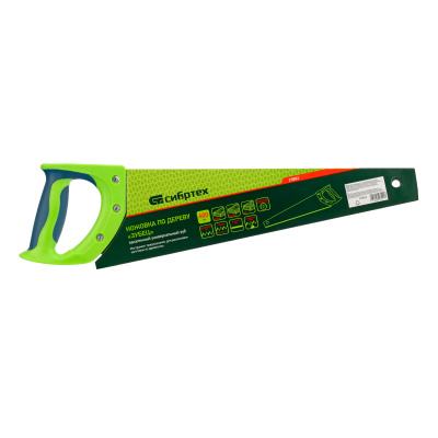 Ножовка по дереву "Зубец", 400 мм, 7-8 TPI, каленый зуб 2D, двухкомпонентная рукоятка Сибртех по ценам производителя в Воронеже с доставкой по всей России