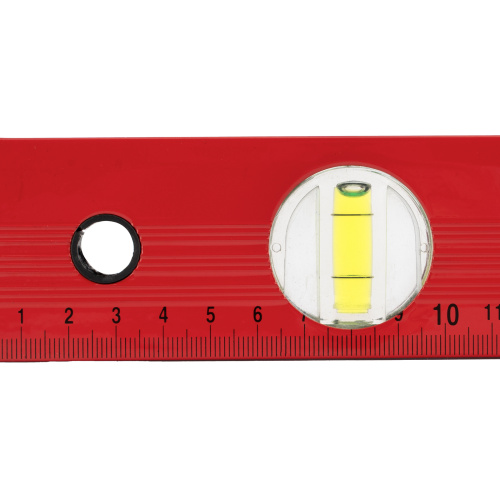 Уровень алюминиевый, 400 мм, 3 глазка, красный, линейка Matrix по ценам производителя в Воронеже с доставкой по всей России