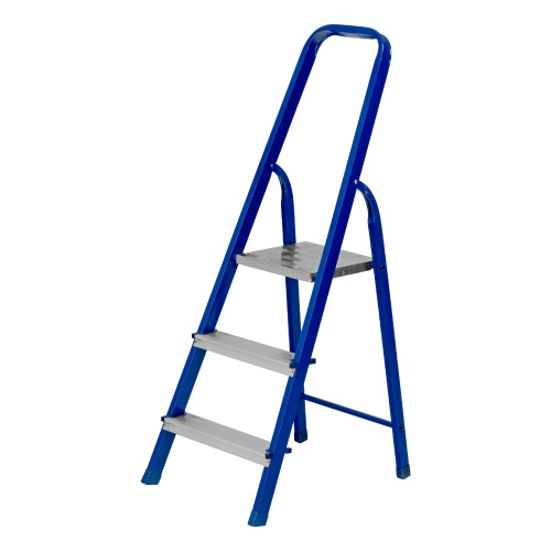 Стремянка, 3 ступени, стальной профиль, алюминиевые ступени Сибртех по ценам производителя в Воронеже с доставкой по всей России