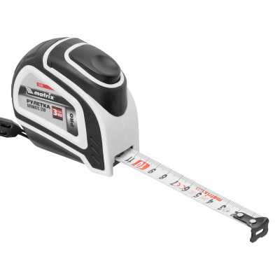 Рулетка Autostop,3 м х 16 мм,двухкомпонентный корпус,автоматическая фиксация,Pro Matrix по ценам производителя в Воронеже с доставкой по всей России