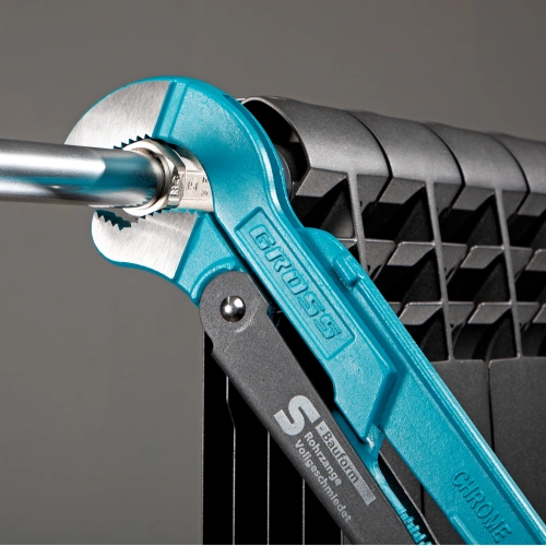 Ключ трубный рычажный 2, №3, цельнокованый, CrV, тип "S" Gross по ценам производителя в Воронеже с доставкой по всей России