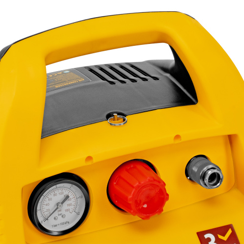 Компрессор воздушный безмасляный РС 1/6-180,1, 1 кВт, 180 л/мин, 6 л Denzel по ценам производителя в Воронеже с доставкой по всей России