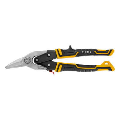 Ножницы по металлу, 270 мм, прямой и левый рез, сталь-СrMo, трехкомпонентные рукоятки Denzel по ценам производителя в Воронеже с доставкой по всей России