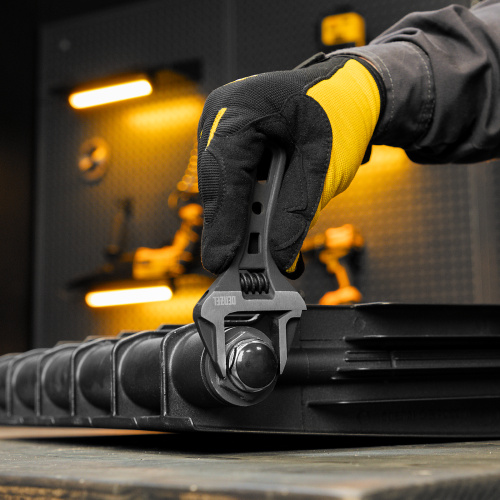 Ключ разводной 135 мм, CrV, кованый, укороченная рукоятка Denzel по ценам производителя в Воронеже с доставкой по всей России