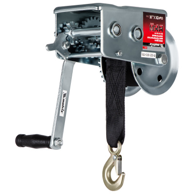 Лебедка шестеренчатая, тяга 0.8 т, ленточная Matrix купить в Москве с доставкой по всей России | ProtosMarket.ru