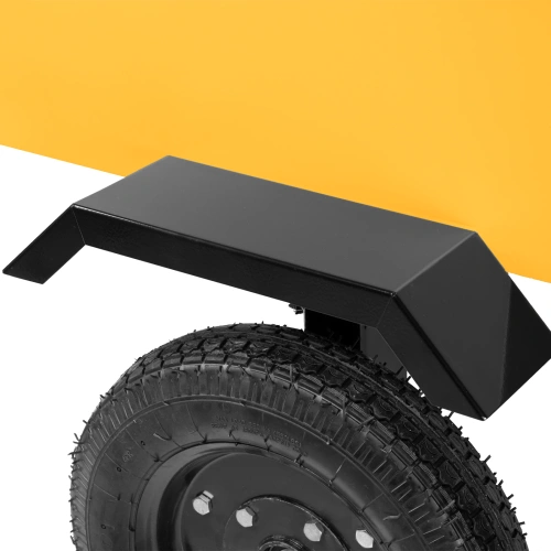 Прицеп для мотоблока TT-500, оцинк., груз. 500 кг, рег. сцепка, колеса 4.00-10, в упаковке Denzel по ценам производителя в Воронеже с доставкой по всей России