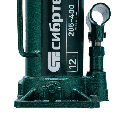 Домкрат гидравлический бутылочный, 12 т, 205-400 мм Сибртех по ценам производителя в Воронеже с доставкой по всей России