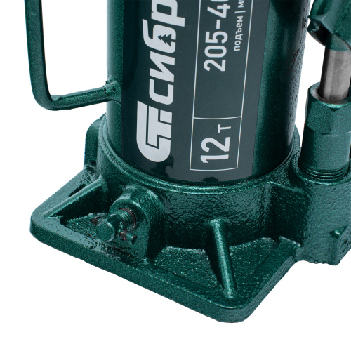 Домкрат гидравлический бутылочный, 12 т, 205-400 мм Сибртех по ценам производителя в Воронеже с доставкой по всей России