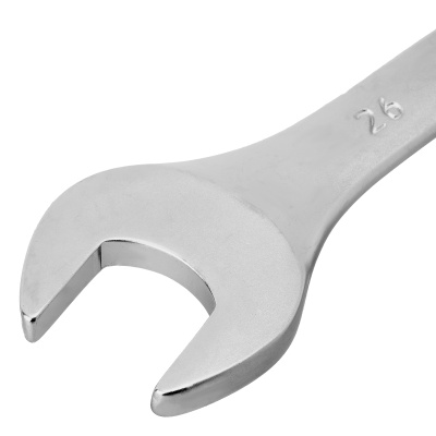 Ключ комбинированный, 26 мм, CrV, матовый хром Stels по ценам производителя в Воронеже с доставкой по всей России