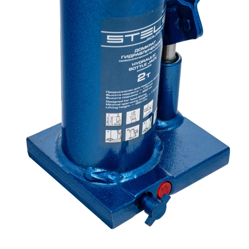 Домкрат гидравлический бутылочный телескопический, 2 т, H подъема 170-380 мм Stels по ценам производителя в Воронеже с доставкой по всей России