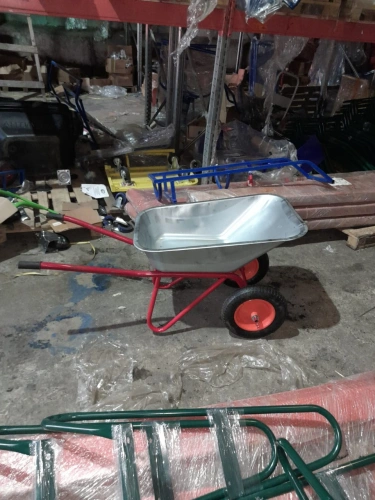 Тачка строительная 100 л 250 кг 422ZP двухколесная с пневмоколесом по ценам производителя в Воронеже с доставкой по всей России