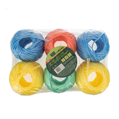 Набор шпагатов полипропиленовых, 6 шт, 2 мм, L 60 м, MIX цветов, Сибртех по ценам производителя в Воронеже с доставкой по всей России