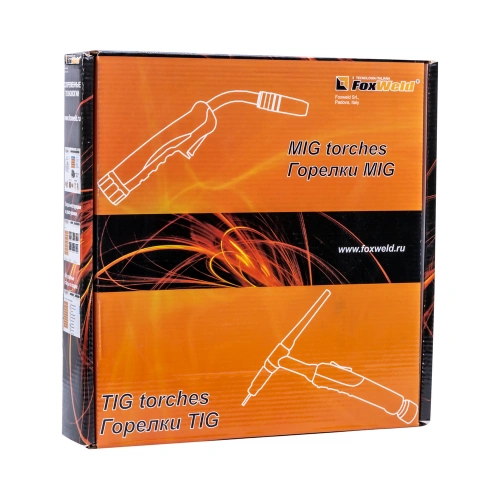 FoxWeld Горелка UnoTIG-17 4м (разъем М16, с кнопкой, пр-во FoxWeld/КНР) купить в Москве с доставкой по всей России | ProtosMarket.ru