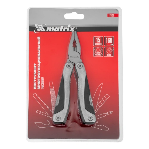 Трансформер, 15 функций, авторазжим, в чехле, 160 мм Matrix по ценам производителя в Воронеже с доставкой по всей России