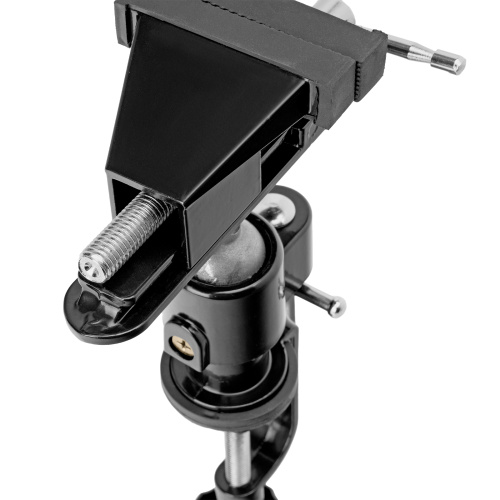 Тиски настольные, многофункциональные, сменная насадка, хомут для дрели, шарнирный механизм, 70 мм Matrix по ценам производителя в Воронеже с доставкой по всей России