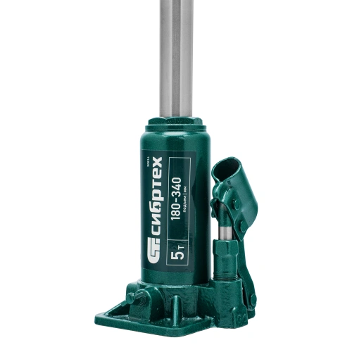 Домкрат гидравлический бутылочный, 5 т, 180-340 мм, в пласт. кейсе Сибртех по ценам производителя в Воронеже с доставкой по всей России