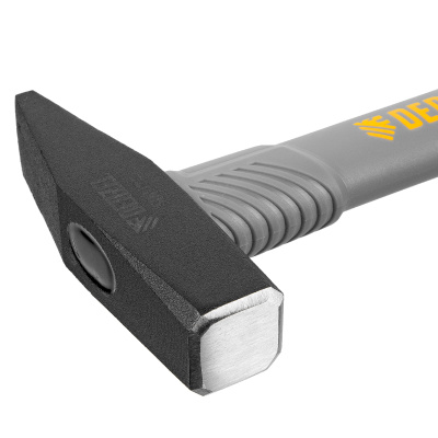 Молоток слесарный, 500 г, кованый, фибергласовая рукоятка c TPR покрытием Denzel по ценам производителя в Воронеже с доставкой по всей России