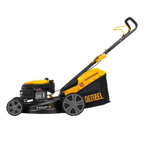 Газонокосилка бензиновая GLD-460, 146 куб.см, ширина 46 см, ручная, 7 уровней, травосборник 50 л Denzel по ценам производителя в Воронеже с доставкой по всей России
