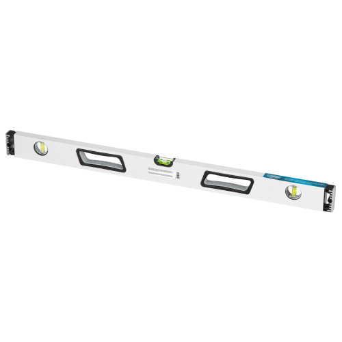 Уровень алюминиевый, 800 мм, усиленный, рукоятки, фрезерованный, 3 глазка, магнитный Gross по ценам производителя в Воронеже с доставкой по всей России