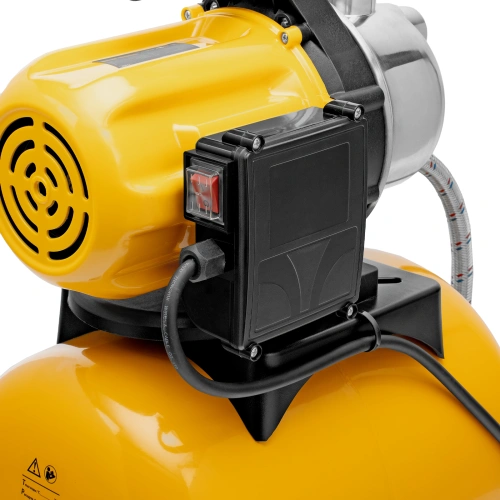 Насосная станция PS800X, 800 Вт, 3200 л/ч, ресивер 24 л, подъем 38 м, нержавейка Denzel по ценам производителя в Воронеже с доставкой по всей России