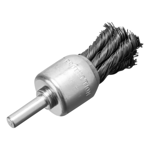 Щетка для дрели, 25 мм, "чашка" со шпилькой, крученая металлическая проволока Matrix по ценам производителя в Воронеже с доставкой по всей России