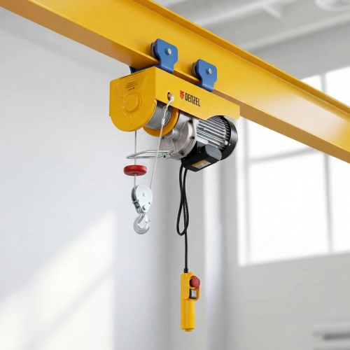 Тельфер электрический TF-1200,1.2 т, 1800 Вт, высота 12 м, 8 м/мин Denzel по ценам производителя в Воронеже с доставкой по всей России