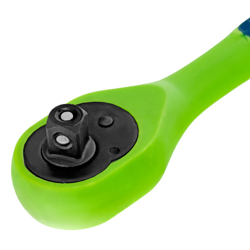 Ключ-трещотка 3/8", CrV, 72 зуба, с быстрым сбросом Сибртех по ценам производителя в Воронеже с доставкой по всей России