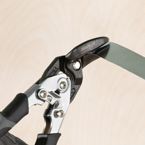 Ножницы по металлу "Piranha", усиленные, 255 мм, прямой и левый рез, сталь СrMo, двухкомпонентные рукоятки Gross по ценам производителя в Воронеже с доставкой по всей России