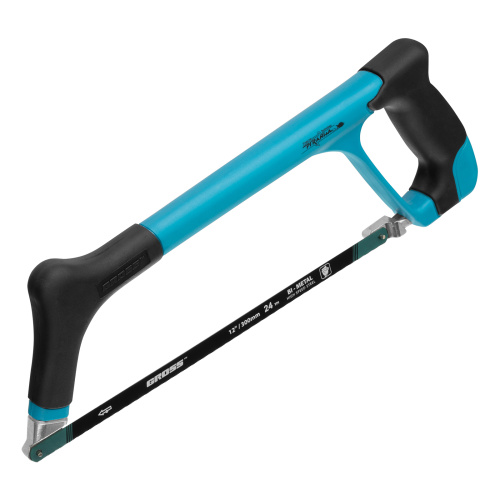 Ножовка по металлу "Piranha", 300 мм, трехкомпонентная металлопластиковая рамка Gross по ценам производителя в Воронеже с доставкой по всей России