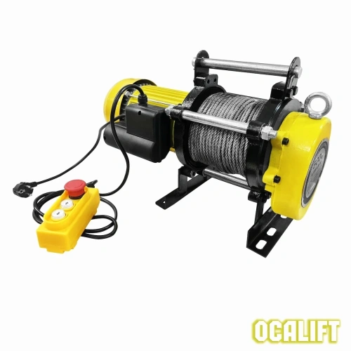 Лебедка электрическая LITELIFT KCD-500 кг 100м 220в по ценам производителя в Воронеже с доставкой по всей России