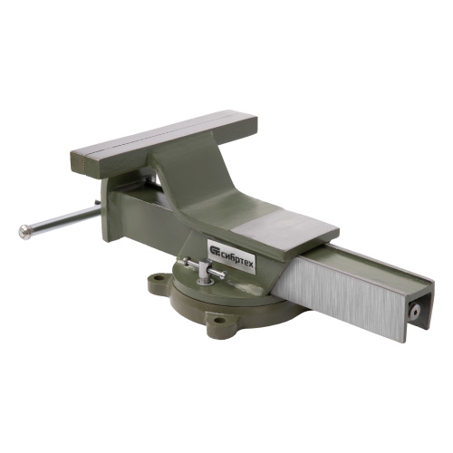 Тиски слесарные, 200 мм, стальные, поворотные Сибртех по ценам производителя в Воронеже с доставкой по всей России