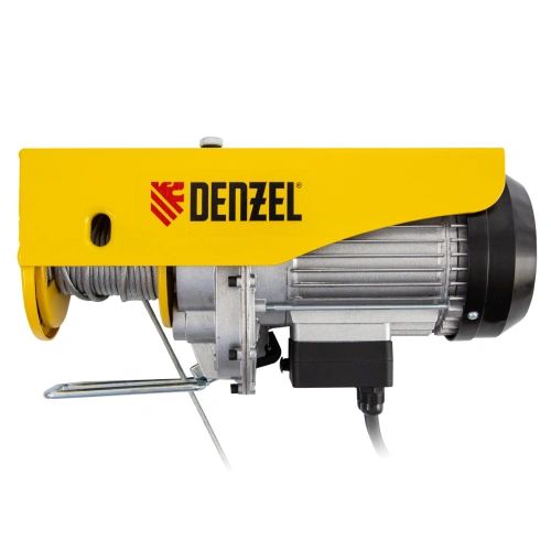 Тельфер электрический TF-500, 0.5 т, 1020 Вт, высота 12 м, 10 м/мин Denzel по ценам производителя в Воронеже с доставкой по всей России