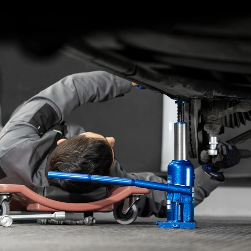 Домкрат гидравлический бутылочный телескопический, 4 т, h подъема 190-480 мм Stels по ценам производителя в Воронеже с доставкой по всей России